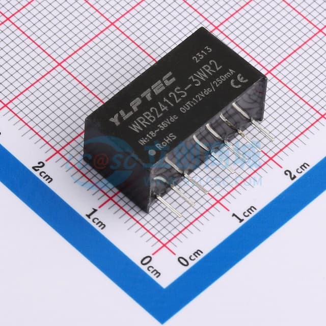 【插件】 3W超宽电压输入隔离稳压正负双路/单路输出DC/DC模块电源实物图