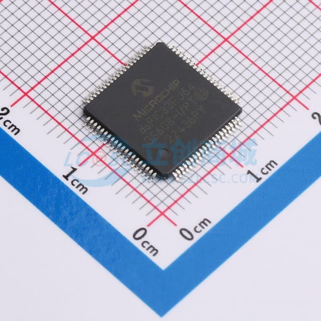 具备高速PWM、ADC和比较器的16位数字信号控制器实物图