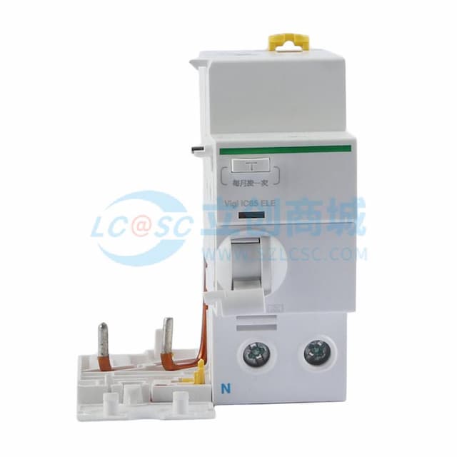 A9V67263 施耐德 Vigi iC65 漏电模块 A9V67263Acti9 Vigi iC65 2P 63A 100mA A VIGI ELE实物图
