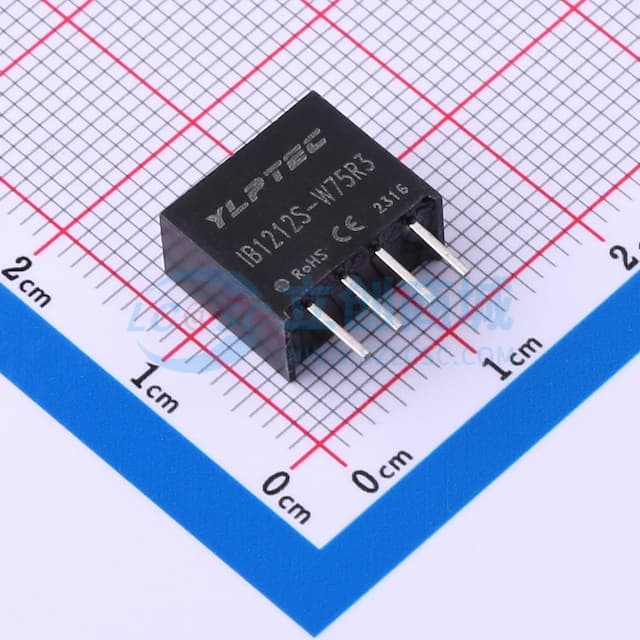 【插件】 DC/DC电源模块，0.75W，定电压输入，隔离稳压单路输出实物图