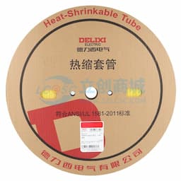 [一整盒100米] DELIXI(德力西) 热缩管 12mm 黄色 RSG12YD缩略图