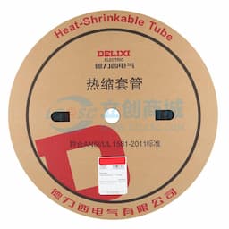 [一整盒100米] DELIXI(德力西) 热缩管 12mm 黑色 RSG12BD缩略图