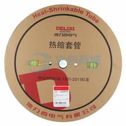 [一整盒200米] DELIXI(德力西) 热缩管 2mm 黄绿 RSG2SD缩略图