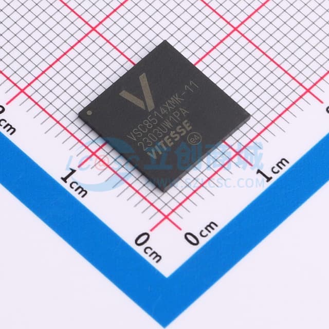 VSC8514-11 四端口10/100/1000BASE-T PHY与QSGMII MAC接口实物图