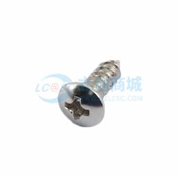 顺天五金，大扁头螺丝伞头十字自攻尖咀螺栓螺钉，TA4X12，头部直径D=8.8mm，镀镍缩略图