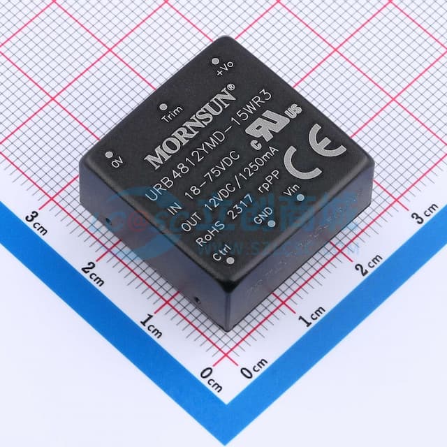 15W隔离式DC-DC转换器，DIP封装实物图