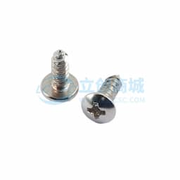 顺天五金，大扁头螺丝伞头十字自攻尖咀螺栓螺钉，TA4X12，头部直径D=8.8mm，镀镍缩略图