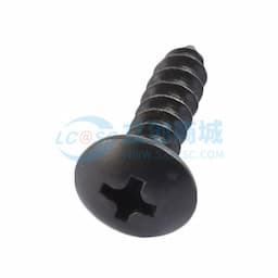 顺天五金，大扁头螺丝伞头十字自攻尖咀螺栓螺钉，TA4X16，头部直径D=8.8mm，黑色缩略图