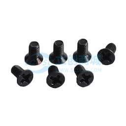 顺天五金，沉头十字平头机牙螺丝螺栓，KM3X6，黑色缩略图