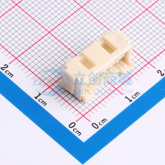 1x6P 间距:2mm 卧贴实物图