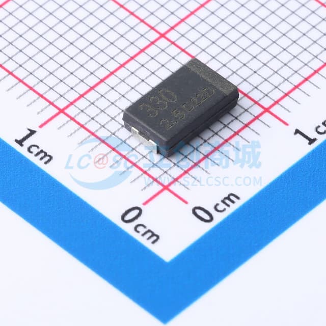 330uF ±20% 2.5V实物图