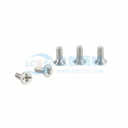 顺天五金，平头交叉嵌入式螺栓，GB819，沉头十字机螺丝螺栓，KM3X8，镍缩略图