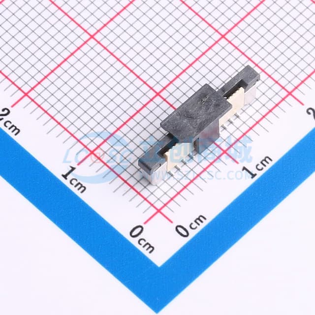 0.5-22P立贴正脚 编带实物图