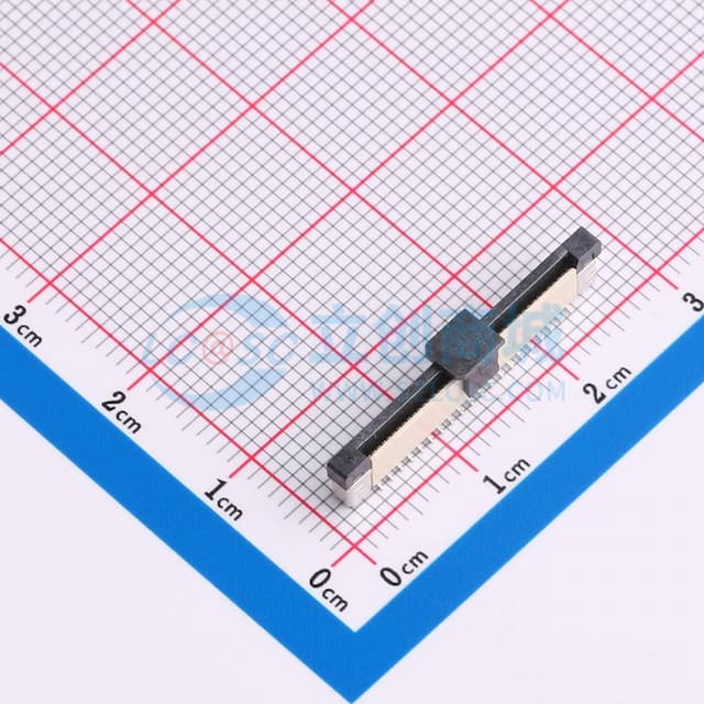 抽屉式 单侧触点/垂直 P数:40P 间距:0.5mm实物图