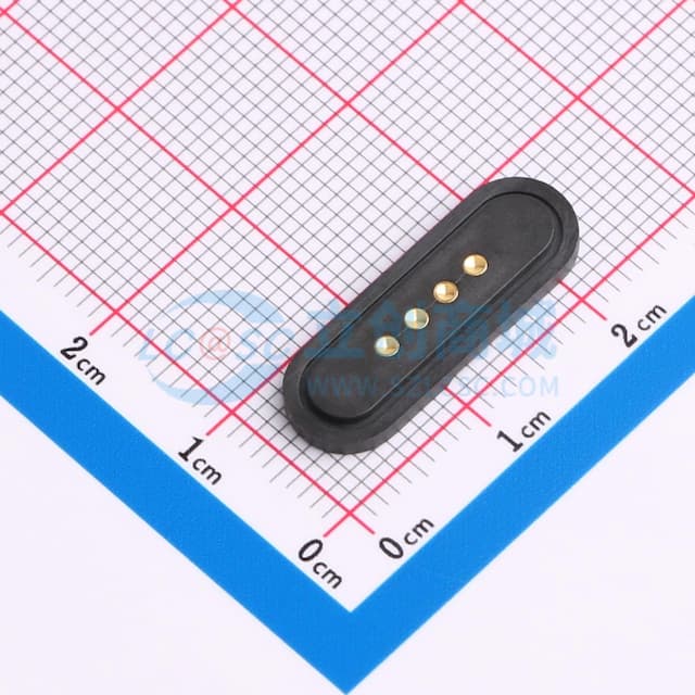 POGO PIN磁吸弹簧顶针连接器实物图