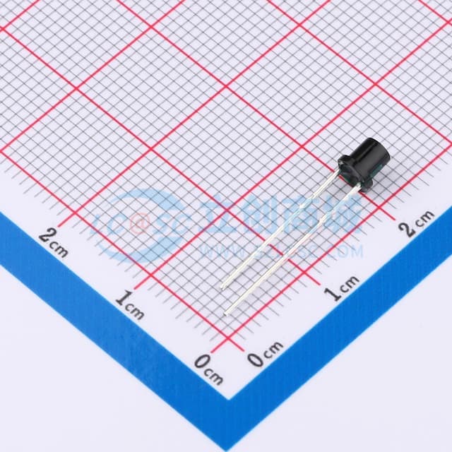 3mm黑色平头940nm红外发射管实物图