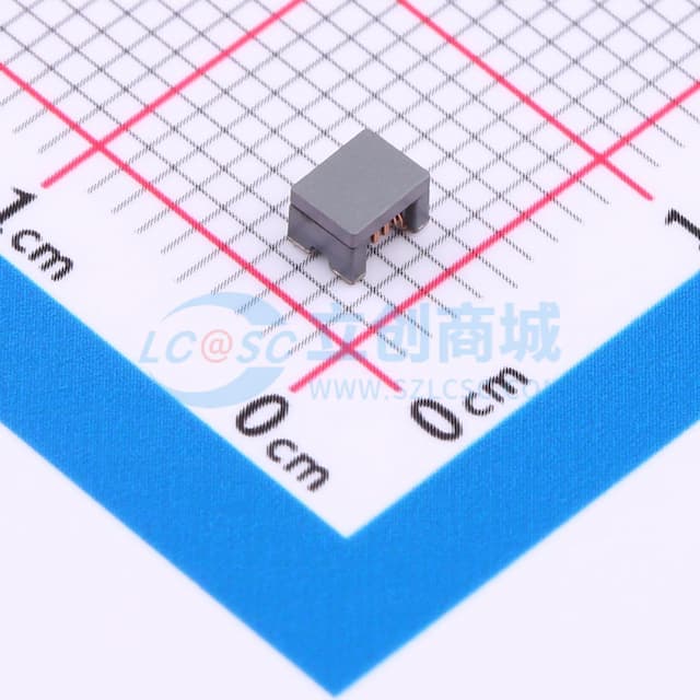 两路共模滤波电感 阻抗160Ω@100MHz 50V 公制尺寸:3225实物图