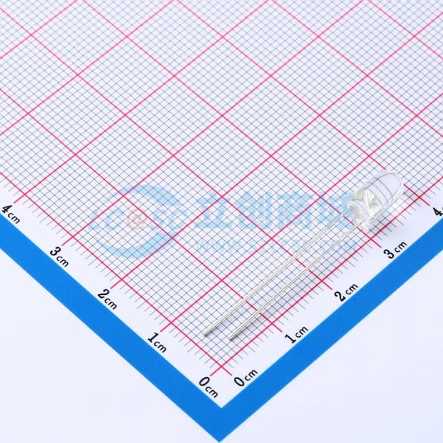 5mm圆头30°940nm红外发射管实物图