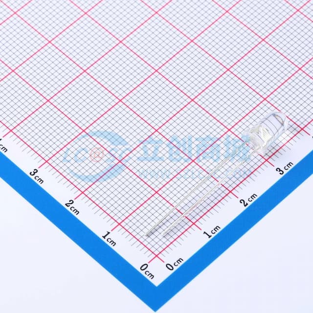 5mm圆头30°光敏二极管实物图
