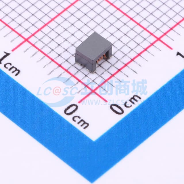 两路共模滤波电感 阻抗270Ω@100MHz 50V 公制尺寸:3225实物图