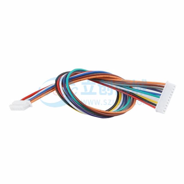 【焊接辅料】1.25mm (Molex 51021)公HSG,10P端子线，长度150同向实物图