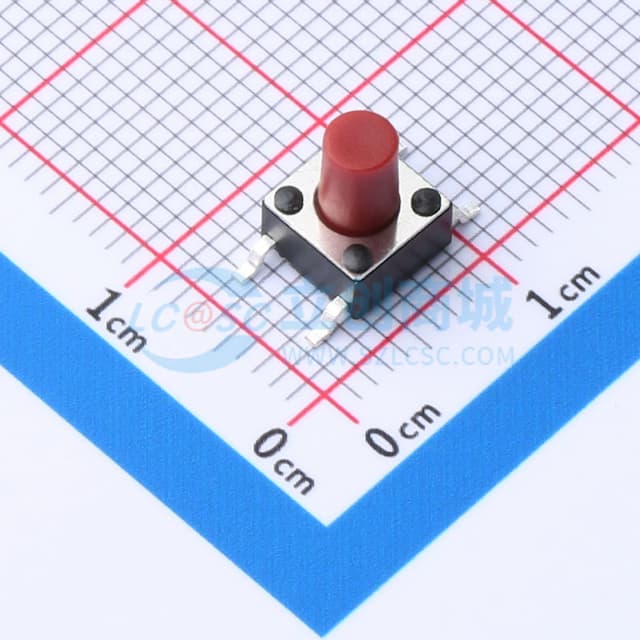 6*6*8mm SMD 轻触开关实物图