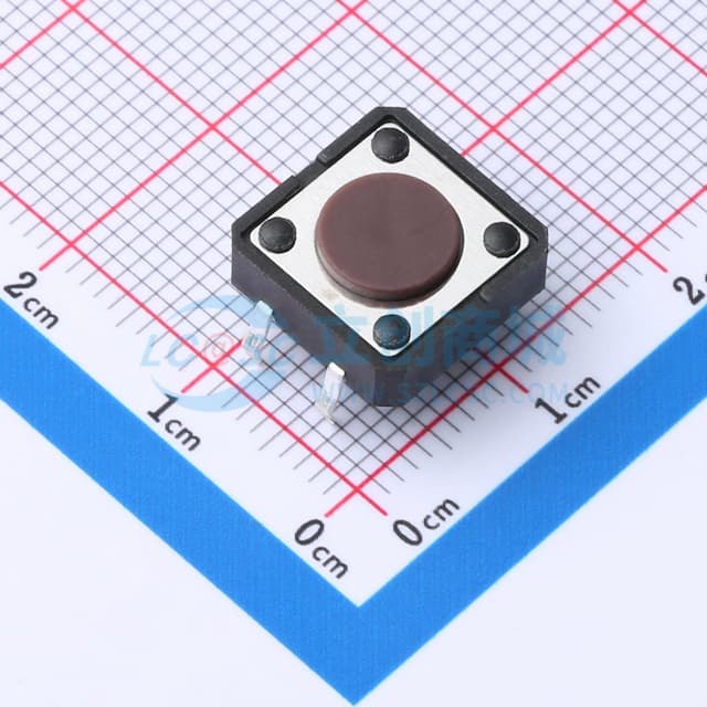 12*12*4.5mm 插件 轻触开关实物图