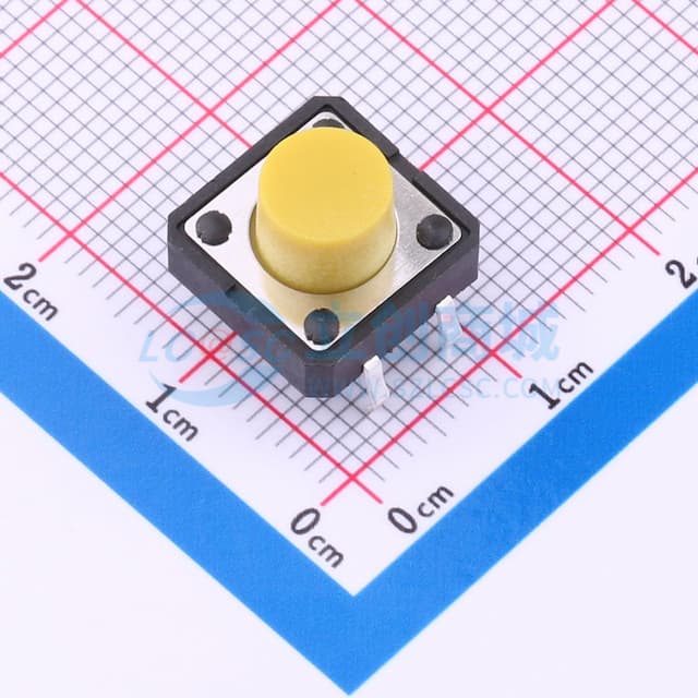 12*12*8mm 插件 轻触开关实物图