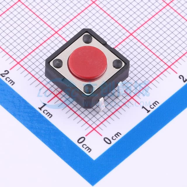 12*12*4.5mm 插件 轻触开关实物图
