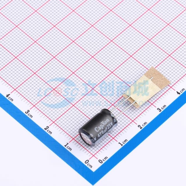 470uF ±20% 25V实物图