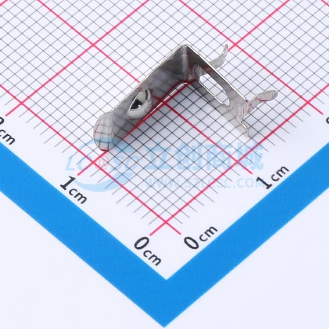 MYOUNG(美阳)电池弹片TER-172 Ni DIP 适用电池规格：7号电池单边插脚/插板工艺实物图