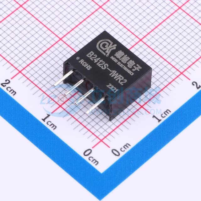 1W定电压输入隔离非稳压单路输出DC-DC模块电源【插件】实物图