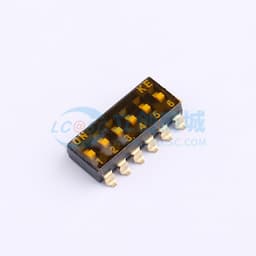 2.54mm 6位平推 拨码开关 贴片缩略图