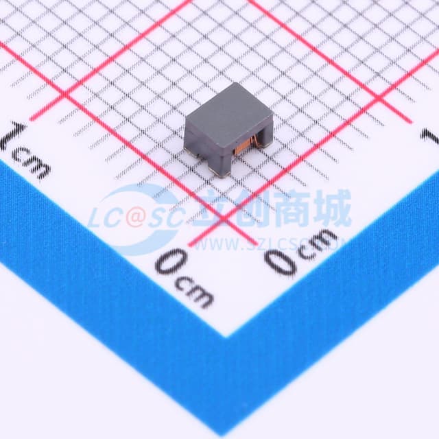 两路共模滤波电感 600Ω@100MHz 50V 公制尺寸:3225实物图
