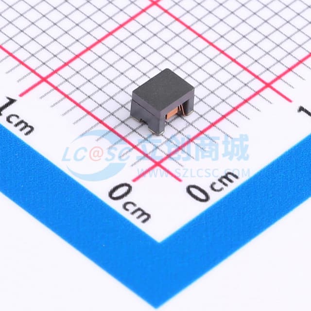 两路共模滤波电感 1000Ω@100MHz 50V 公制尺寸:3225实物图