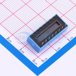 2.54-8P插件平拨蓝有LOGO 管装缩略图