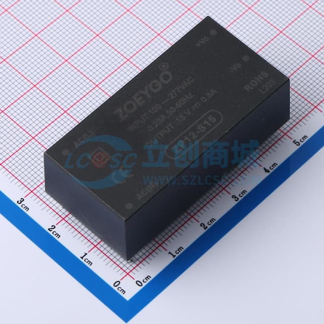 12W AC-DC超薄型模块电源实物图