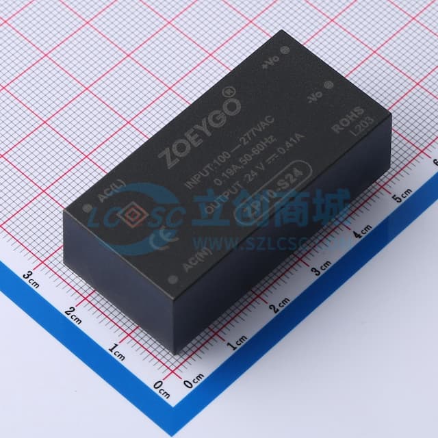 10W AC-DC 超薄型模块电源实物图