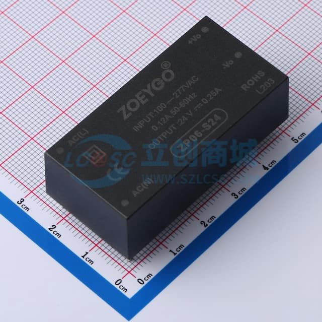 6W AC-DC 模块电源实物图