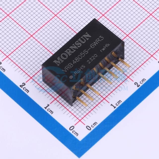 采用SIP封装的6W隔离式DC-DC转换器实物图
