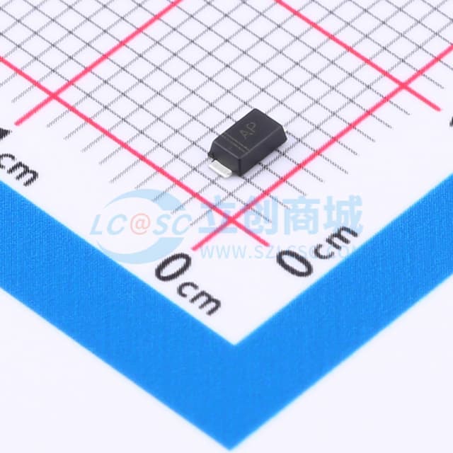 单向TVS 7.5V截止 峰值浪涌电流：15.5A实物图