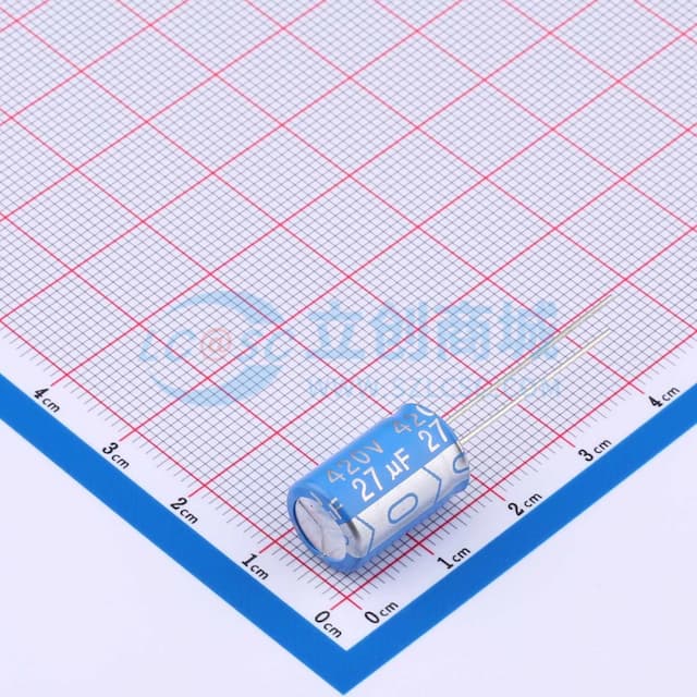 27uF ±20% 420V实物图