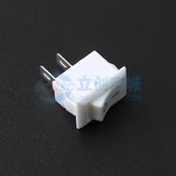 10.5*15mm 两脚两档跷板开关 白色缩略图