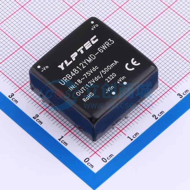 6W超宽电压输入隔离稳压单路/双路DIP封装DC/DC模块电源实物图