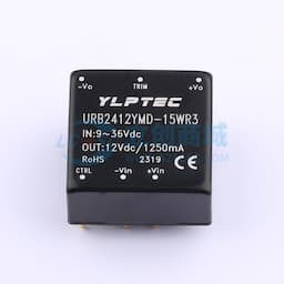 DC/DC电源模块，15W，超宽电压输入，隔离稳压单路/双路输出缩略图