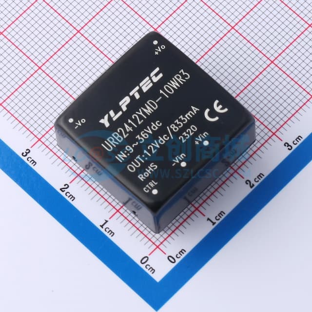 【插件】 DC/DC电源模块，10W，超宽压输入，隔离稳压单路/双路输出实物图