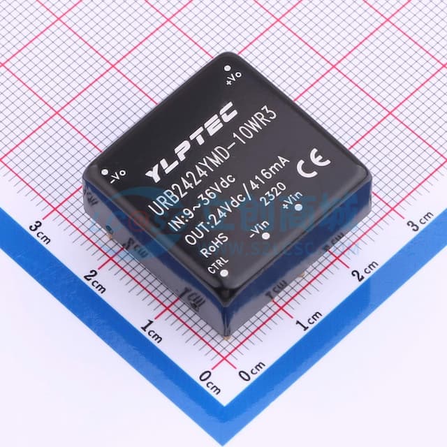 【插件】 DC/DC电源模块，10W，超宽压输入，隔离稳压单路/双路输出实物图