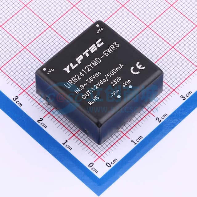 【插件】 6W超宽电压输入隔离稳压单路/双路DIP封装DC/DC模块电源实物图