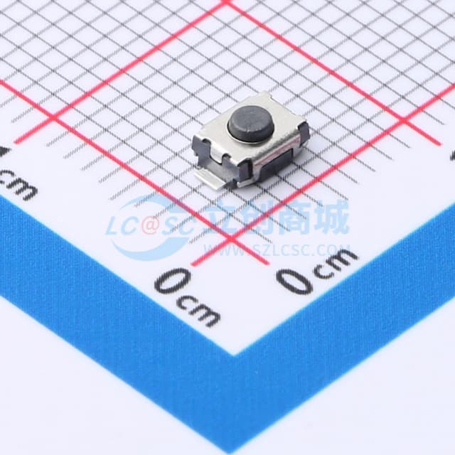 4*3*2mm 立贴 轻触开关实物图