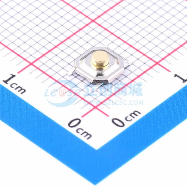 5.1*5.1*2mm 立贴 轻触开关 铜头实物图